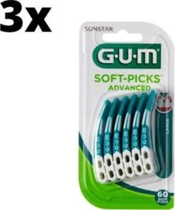 GUM® Gum Soft-Picks Advanced Large - 3x 60 Stuks - Voordeelverpakking -Verzorgingsproducten 1000x1200 3