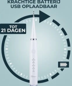 Merkloos Tandsteen Verwijderaar Elektrisch – Tandenborstel Opzetstukken - Tandarts Spiegel - 5 Standen -Wit -Verzorgingsproducten 1001x1200 1