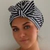 Douchemuts DE MOOISTE -Shower Cap -Black White -Droog Haar -DOUCHEKAPJE 1 STUKS -Verzorgingsproducten 1005x1200 1