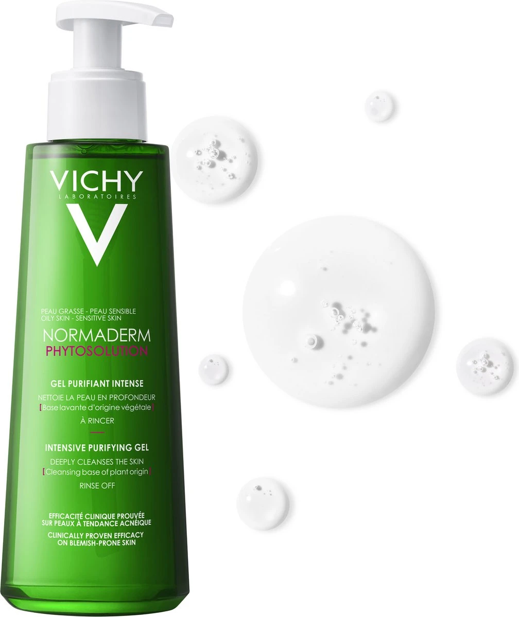 Vichy Normaderm Phytosolution Reinigingsgel - 400ml - Onzuivere Huid 4 Vichy Normaderm Phytosolution Reinigingsgel - 400ml - Onzuivere Huid - Afbeelding 2