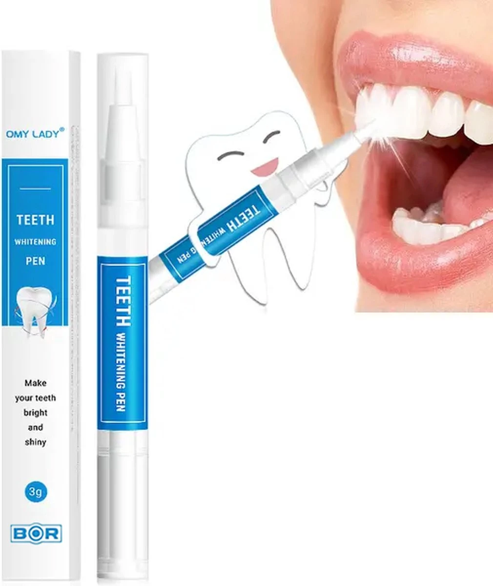 BOR Tanden Bleekpen - Tanden Bleken - Tandenbleekset - Whitening Pen - Tandenblekers - Wittere Tanden - Teeth Whitening Pen - Tanden Bleker 3 BOR Tanden Bleekpen - Tanden Bleken - Tandenbleekset - Whitening Pen - Tandenblekers - Wittere Tanden - Teeth Whitening Pen - Tanden Bleker