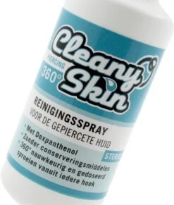 Cleany Skin - Piercing Spray - Zoutoplossing Reiniginsspray Voor Piercings 9 Cleany Skin - Piercing Spray - Zoutoplossing Reiniginsspray Voor Piercings -Verzorgingsproducten 1018x1200 1