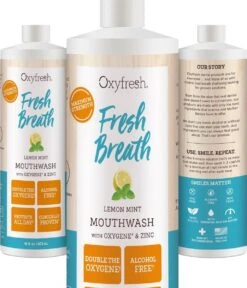 Oxyfresh Power Rinse Mondwater - Lemon-Mint - 473 Ml -Verzorgingsproducten 1030x1200 3