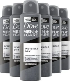 Dove Men+Care Invisible Dry Anti-transpirant Deodorant Spray - 6 X 150 Ml - Voordeelverpakking -Verzorgingsproducten 1041x1200 1