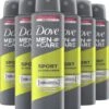 Dove Men+Care Men+Care Sport Active+Fresh Anti-Transpirant Deodorant Spray - 6 X 150 Ml - Voordeelverpakking