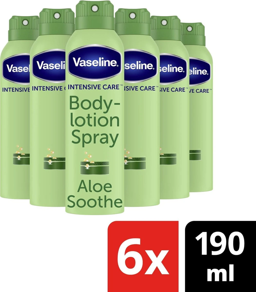 Vaseline® Vaseline Lotion Spray AloeFresh 6 X 190 Ml 6 Vaseline® Vaseline Lotion Spray AloeFresh 6 X 190 Ml - Afbeelding 4