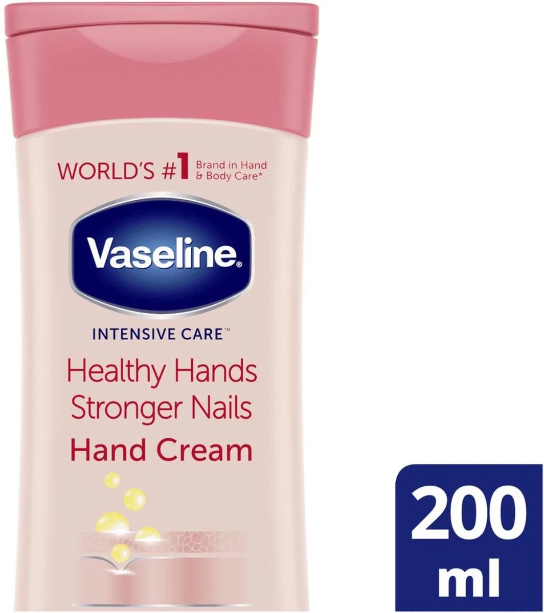 Vaseline® Vaseline Healthy Hands & Stronger Nails - 6 X 200 Ml - Handcrème - Voordeelverpakking 4 Vaseline® Vaseline Healthy Hands & Stronger Nails - 6 X 200 Ml - Handcrème - Voordeelverpakking - Afbeelding 2