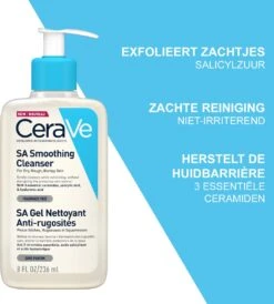 CeraVe - SA Smoothing Cleanser - Reinigingsgel - Droge Tot Ruwe Huid - 236 Ml 19 CeraVe - SA Smoothing Cleanser - Reinigingsgel - Droge Tot Ruwe Huid - 236 Ml -Verzorgingsproducten 1082x1200 6