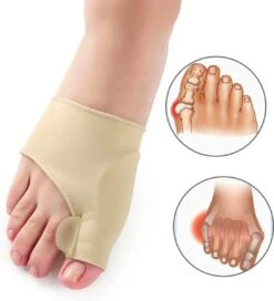 Merkloos Hallux Valgus Teenbeschermers - 2 Stuks - Teenspreiders -Verzorgingsproducten 1089x1200