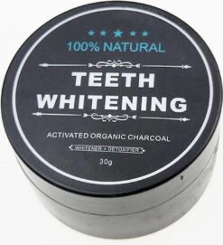 Merkloos Natural Teeth Whitening - Activated Organic Charcoal 30g/ Tanden Bleken /100% Natuurlijk Poeder / -Verzorgingsproducten 1094x1200 3