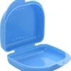 Merkloos Beugelbakje - Gebitsbakje - Retainer Case - Mond Guard Case - Orthodontische Prothese Opslag - Container - Met Air Vent Gaten - Blauw -Verzorgingsproducten 1102x1200 8