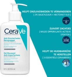 CeraVe Blemish Control Cleanser - 236ml - Gezichtsreiniger Voor Huid Met Neiging Tot Acne 12 CeraVe Blemish Control Cleanser - 236ml - Gezichtsreiniger Voor Huid Met Neiging Tot Acne -Verzorgingsproducten 1118x1200 2