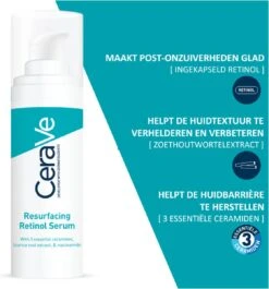 CeraVe Resurfacing Retinol Serum - 30ml - Voor Onzuivere Huid Met Neiging Tot Acne 15 CeraVe Resurfacing Retinol Serum - 30ml - Voor Onzuivere Huid Met Neiging Tot Acne -Verzorgingsproducten 1119x1200