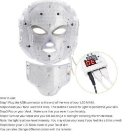 JTEX® - Professioneel LED Masker - Gezichtsmasker - Face Mask - Lichttherapie - 7 Soorten Behandelingen - Anti Rimpel - Anti Acne Huidverzorging - Skin Cleaner - Masker - Anti Aging Mask - Gezichtsbehandeling - New Generation - LED Masker -Verzorgingsproducten 1119x1200 5