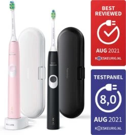 Philips Sonicare ProtectiveClean 4300 HX6800/35 - Elektrische Tandenborstel - Roze & Zwart 35 Philips Sonicare ProtectiveClean 4300 HX6800/35 - Elektrische Tandenborstel - Roze & Zwart -Verzorgingsproducten 1121x1200 3