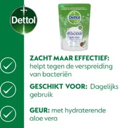 Dettol Handzeep Zachte Mousse - Antibacterieel - Navulling Magic Foam - Aloe Vera & Coco - 200 Ml 13 Dettol Handzeep Zachte Mousse - Antibacterieel - Navulling Magic Foam - Aloe Vera & Coco - 200 Ml -Verzorgingsproducten 1125x1200 6