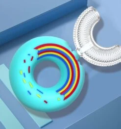 Tandenborstel Kind-Handtandenborstel Voor Kinderen-2 Tot 12 Jaar-Zachte Silliconen-Baby Tandenborstel-Tandenborstel Baby En Peuter - U-Vormig - 360 Graden-Bijtringen-peutertandenborstel-U Vorm -Verzorgingsproducten 1129x1200 13