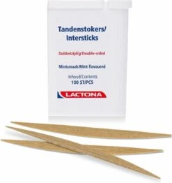 Voorkant 41 10x Lactona Intersticks Tandenstokers 100 Stuks