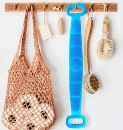 Merkloos Rug Scrubber - Doucheborstel - Lange Lichaamsborstel - Dubbelzijdig Design - 70CM - Rugborstel - Krabber - Douche - Bad - Badborstel - Rug Krabber Siliconen - Massage Borstel - Bath Towel - Back Scrubber - -Verzorgingsproducten 1136x1200 6