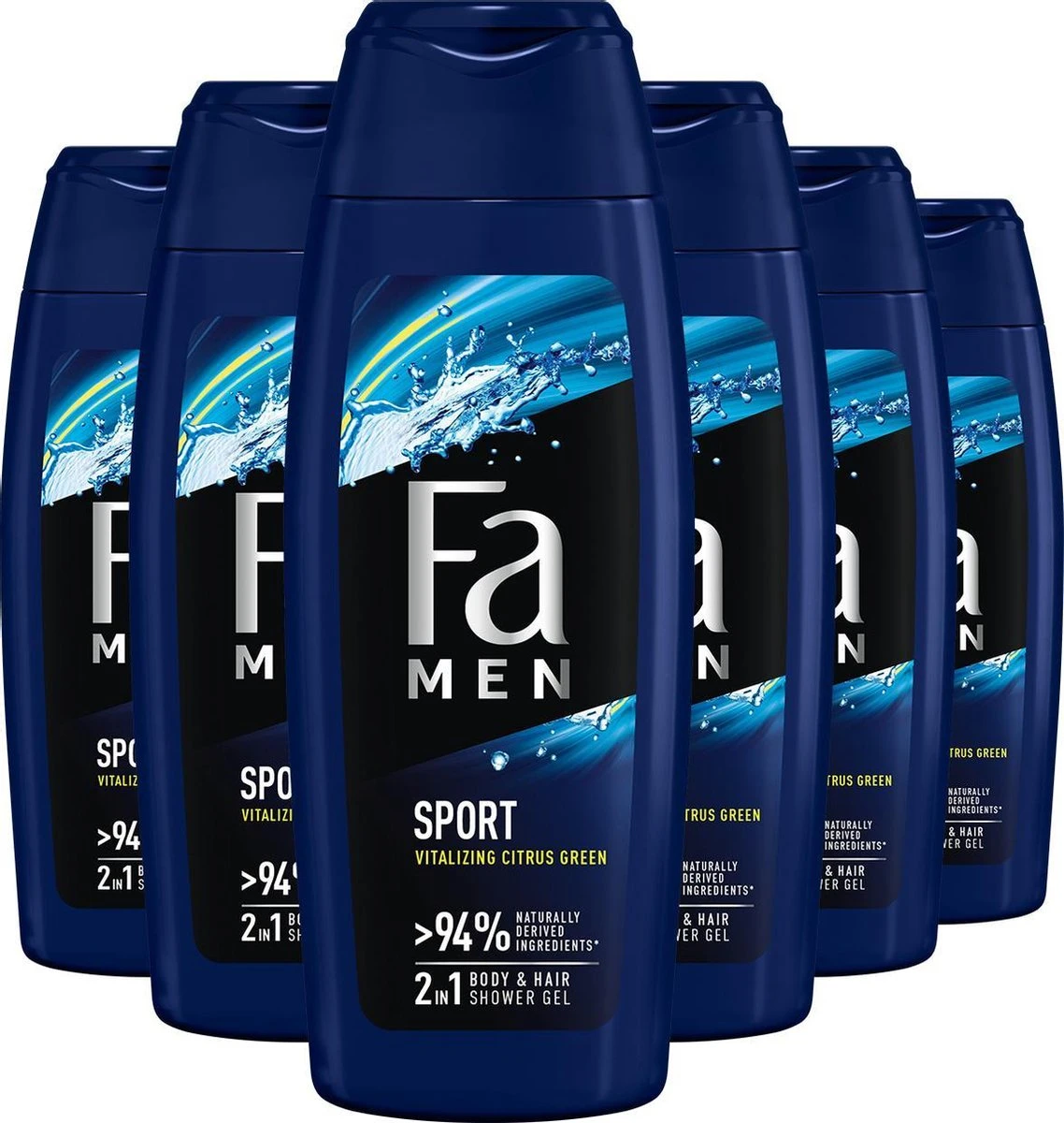 Fa Sport Douchegel 6x 250ml - Grootverpakking 3 Fa Sport Douchegel 6x 250ml - Grootverpakking