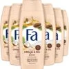 Fa Cream&Oil Cacaobutter & Coco Oil Douchegel 6 X 250ml - Grootverpakking -Verzorgingsproducten 1140x1200 2