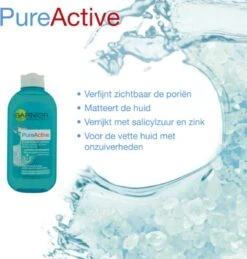 Garnier Skinactive Face Skin Naturals Pure Active - 3 X 200ml - Reinigingslotion -Verzorgingsproducten 1143x1200 3