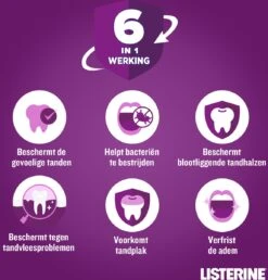 LISTERINE Total Care Tandbescherming, Mondspoeling, Biedt Complete Bescherming Voor Sterke Tanden Met 6 In 1 Effect, 3 X 500 Ml 17 LISTERINE Total Care Tandbescherming, Mondspoeling, Biedt Complete Bescherming Voor Sterke Tanden Met 6 In 1 Effect, 3 X 500 Ml -Verzorgingsproducten 1151x1200 8