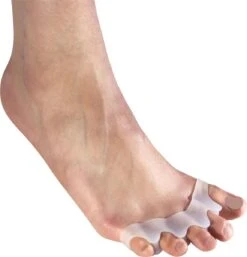 Scarlet Health | Teenspreider "Spreader III"; 1 Paar (2 Stuks) Gelhouder Van Zachte Siliconen; 5-teen Spreider Voor Hallux Valgus, Hamertenen, Kogelvormige Tenen. Vaandel -Verzorgingsproducten 1153x1200 2