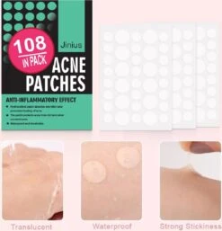 Jinius ® - Pimple Patches - Pimple Patch - Acne Patch - Puisten Verwijderaar - Puisten Pleister - Acne Pleister - Acne Sticker - Puistjes Verwijderen - 108 Stuks -Verzorgingsproducten 1154x1200 8