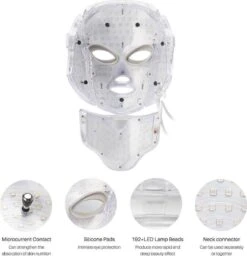 JTEX® - Professioneel LED Masker - Gezichtsmasker - Face Mask - Lichttherapie - 7 Soorten Behandelingen - Anti Rimpel - Anti Acne Huidverzorging - Skin Cleaner - Masker - Anti Aging Mask - Gezichtsbehandeling - New Generation - LED Masker -Verzorgingsproducten 1156x1200 8