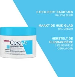 CeraVe - SA Smoothing Cream - Bodycréme - Droge En Ruwe Huid - 340 G -Verzorgingsproducten 1166x1200 1