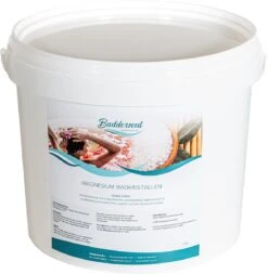 4 KG Magnesium Vlokken Badkristallen Badzout - Magnesium Via Huid - Magnesium Bad - Magnesium Voetenbad Pot