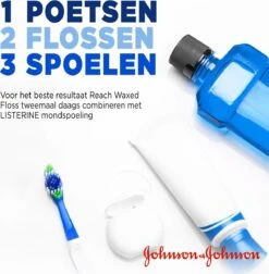 Johnson & Johnson Reach Dental Waxed Floss Flosdraad- 200 M - Flosdraad -Verzorgingsproducten 1176x1200 6