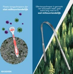 RX Goods RVS Tongschraper Voor Mondverzorging – 4 Stuks – Tongreiniger, Tongborstel & Tong Schraper – Duurzaam & Herbruikbaar 22 RX Goods RVS Tongschraper Voor Mondverzorging – 4 Stuks – Tongreiniger, Tongborstel & Tong Schraper – Duurzaam & Herbruikbaar -Verzorgingsproducten 1180x1200 6