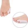 Merkloos Kleine Teenspreider - Hallux Valgus Siliconen Teencorrector - 2 Stuks - Wit -Verzorgingsproducten 1185x1200