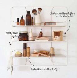 16 Herbruikbare Wattenschijfjes + Bamboe Houder - 12x Dagelijks 4x Scrub 4 Laags - Wasbare Wattenschijfjes Makeup Pads Zero Waste -Verzorgingsproducten 1187x1200 21