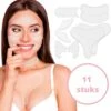 Anti Rimpel Pads - 11 Stuks - Tegen Rimpels En Fijne Lijntjes - Huidverstrakking - Huidverjonging - Anti Aging - Huidverzorging - Huidherstellende Patches - Collageen Eye Patches - Beauty Pads - Collageen Pads -Verzorgingsproducten 1187x1200 4
