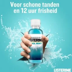 Listerine Cool Mint Mondwater, Mondspoeling Met Intens Frisse Muntsmaak, Bestrijdt Schadelijke Bacteriën Voor Gezond Tandvlees, 8 X 95 Ml -Verzorgingsproducten 1193x1200 5