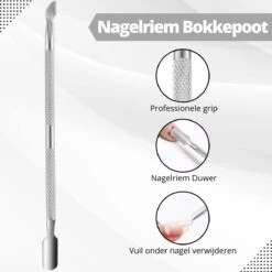 3 Delige Nagelriem Knipper Set - Cuticle Pusher Duwer Verwijderaar Trimmer Mesje - Bokkenpootje Nagels -Verzorgingsproducten 1198x1200