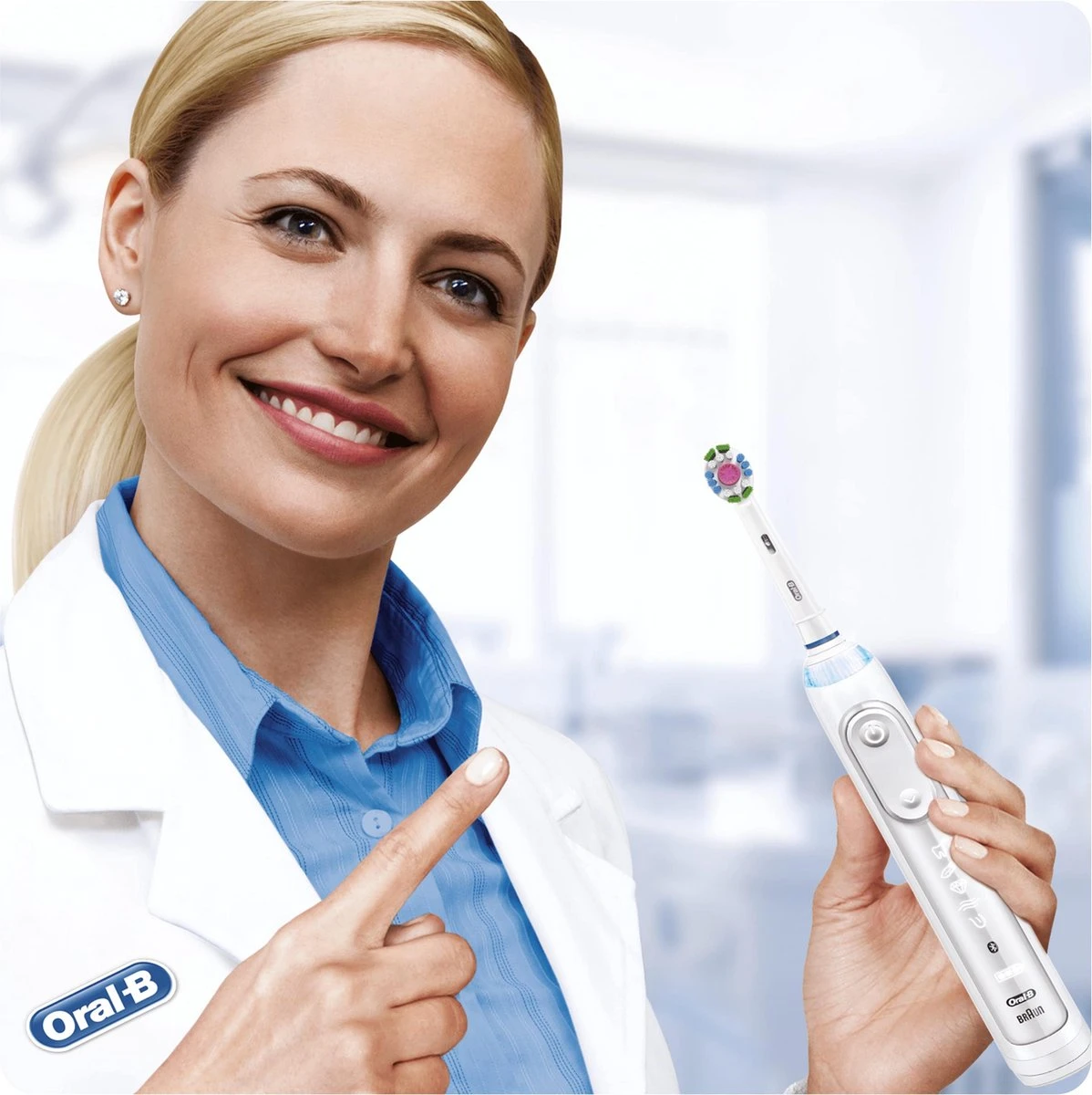 Oral B Oral-B 3D White - Met CleanMaximiser-technologie - Opzetborstels - 8 Stuks 9 Oral B Oral-B 3D White - Met CleanMaximiser-technologie - Opzetborstels - 8 Stuks - Afbeelding 7