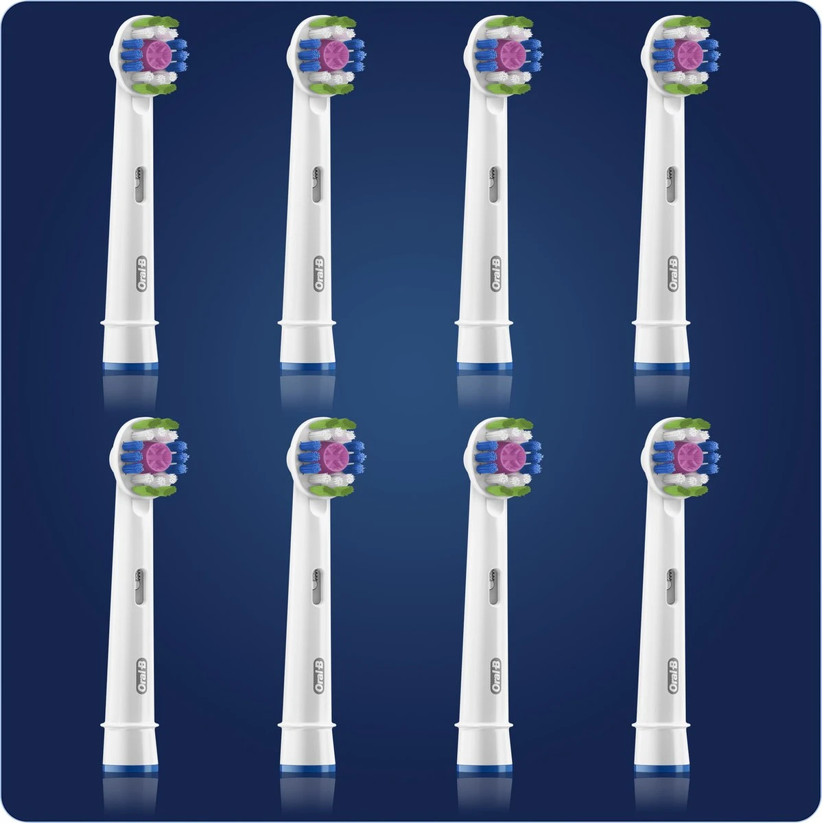 Oral B Oral-B 3D White - Met CleanMaximiser-technologie - Opzetborstels - 8 Stuks 13 Oral B Oral-B 3D White - Met CleanMaximiser-technologie - Opzetborstels - 8 Stuks - Afbeelding 11
