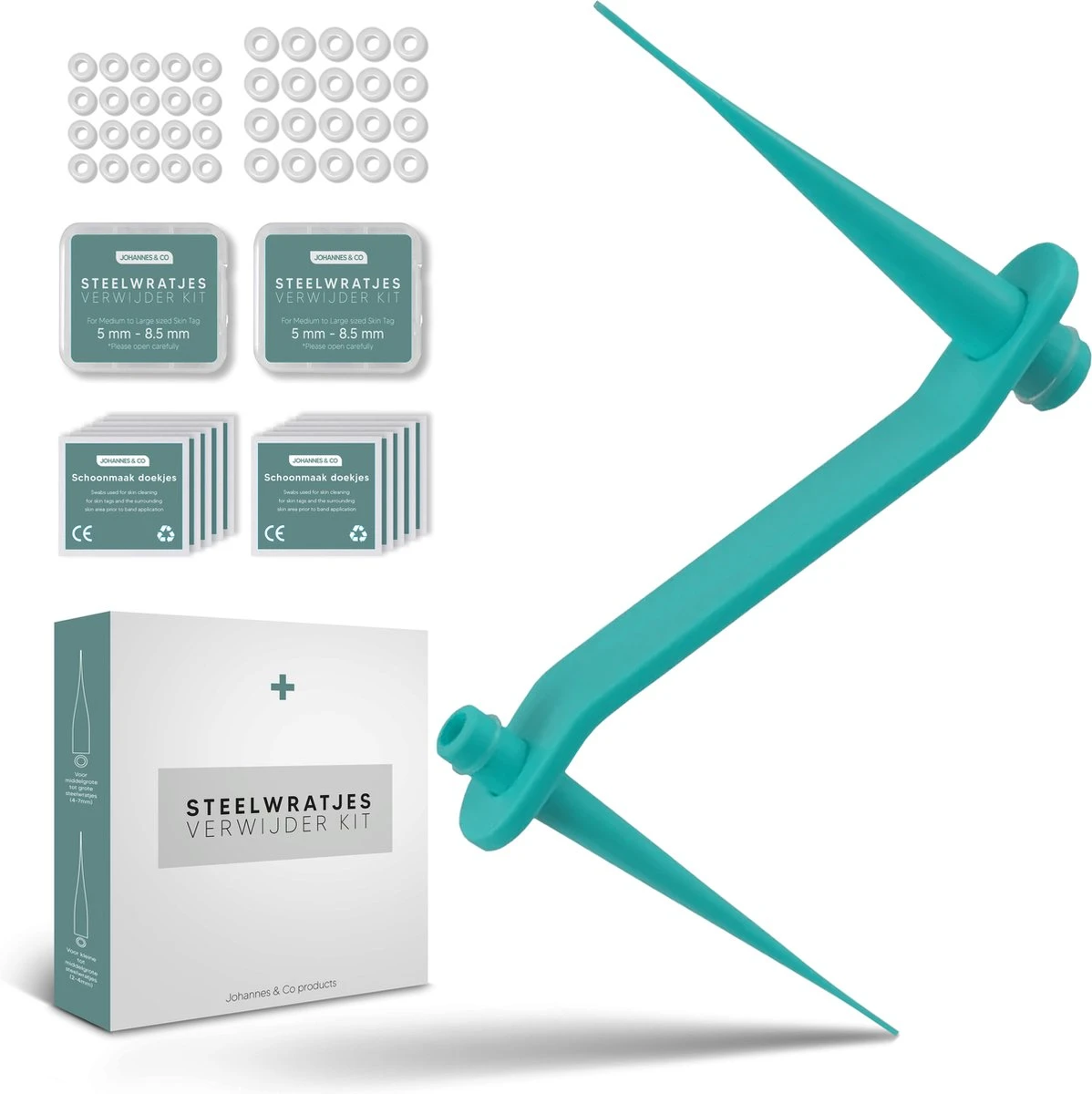 Johannes & Co Steelwratjes Verwijderen Kit - Wrattenverwijderaar – 2x Kegels 3 Johannes & Co Steelwratjes Verwijderen Kit - Wrattenverwijderaar – 2x Kegels