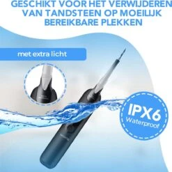 Merkloos Tandsteen Verwijderaar - 5 Standen - Inclusief Tandarts Set - Met 3 Opzetstukken - Elektrisch - Tandplak -Verzorgingsproducten 1198x1200 61