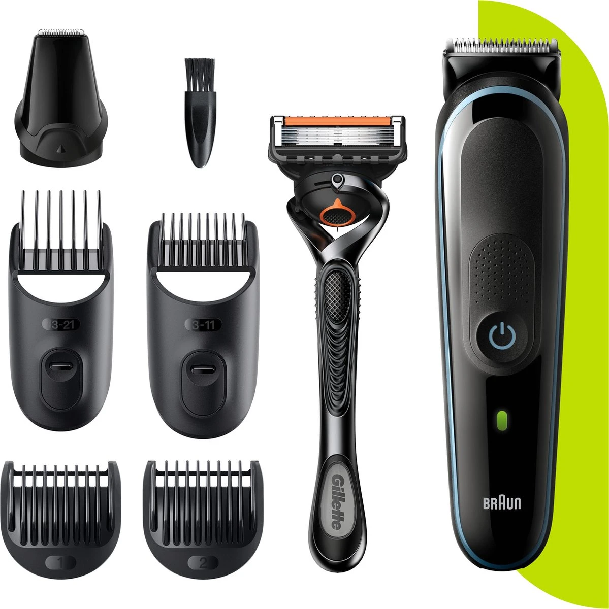 Braun Multigroomer 5 MGK5355 - 7in1 Trimmer Voor Mannen - 5 Opzetstukken 9 Braun Multigroomer 5 MGK5355 - 7in1 Trimmer Voor Mannen - 5 Opzetstukken - Afbeelding 7