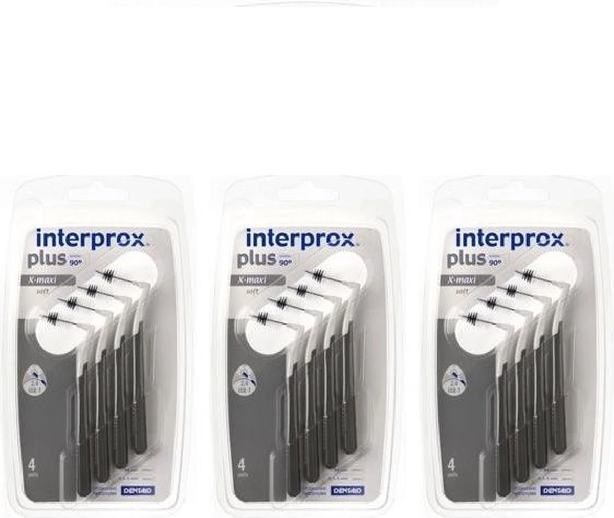 Interprox Plus X Maxi - 4,5 Tot 9 Mm - 3 X 4 Stuks 3 Interprox Plus X Maxi - 4,5 Tot 9 Mm - 3 X 4 Stuks