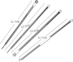 Merkloos Mee-eters Verwijderen - Blackhead Remover - Professionele Kit - 4 Luxe Lepels - Mee Eter Lepel - Comedonenlepel - Puistenset 9 Merkloos Mee-eters Verwijderen - Blackhead Remover - Professionele Kit - 4 Luxe Lepels - Mee Eter Lepel - Comedonenlepel - Puistenset -Verzorgingsproducten 1200x1027 2