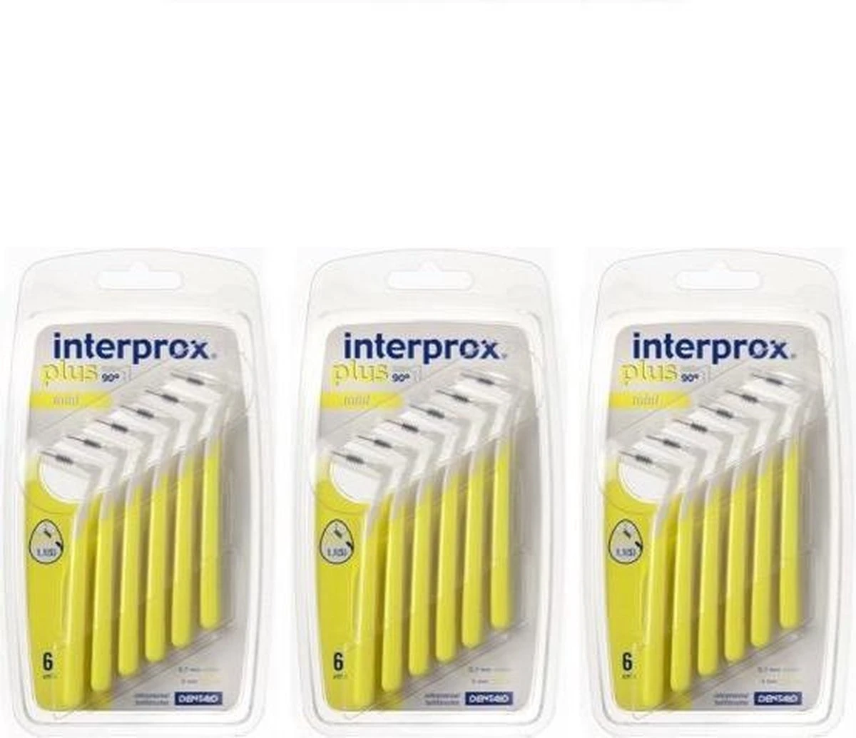 Interprox Plus Mini Ragers - 3 Mm - 3 X 6 Stuks 3 Interprox Plus Mini Ragers - 3 Mm - 3 X 6 Stuks