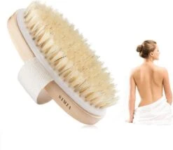 Simia™ Dry Brushing Huidborstel Met Natuurlijke Haren - Huidverbetering - Anti Cellulitis Brush - Lichaamsborstel - Droogborstel -Verzorgingsproducten 1200x1041