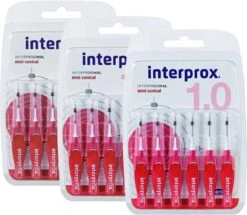 3x Interprox Ragers Mini Conical 1.0 Rood Blister à 6 Ragers -Verzorgingsproducten 1200x1043 2