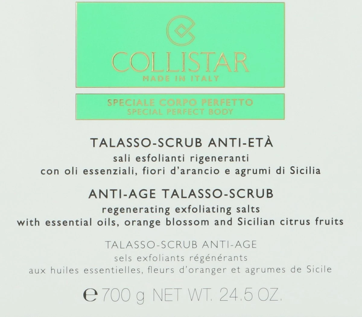 Collistar Talasso Scrub Anti-Age - 700 Gr 4 Collistar Talasso Scrub Anti-Age - 700 Gr - Afbeelding 2